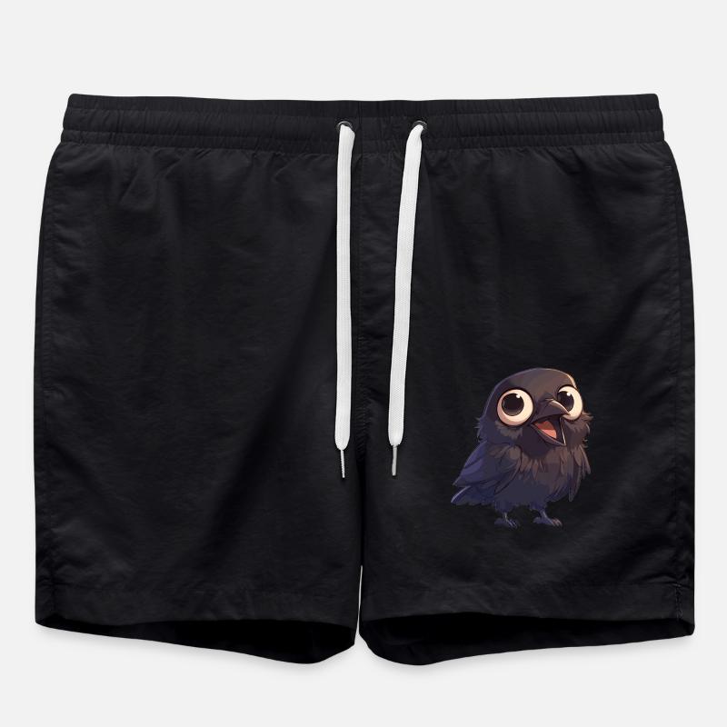 Crows Crow - Swim Trunks - black