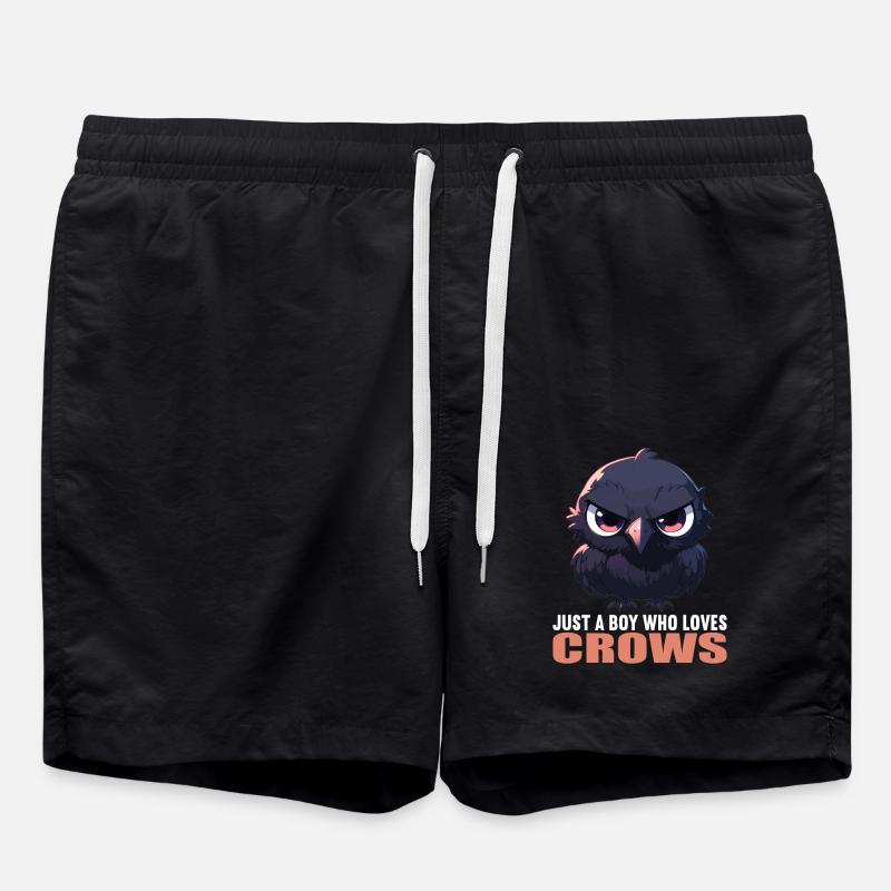 Crows Crow - Swim Trunks - black