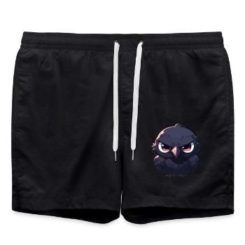 Crows Crow - Swim Trunks - black - Front - AI Model Male 185 light (185cm)