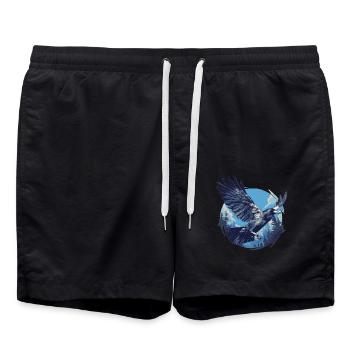 Crows Crow - Swim Trunks - black - Front - AI Model Male 185 light (185cm)