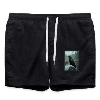 Crows Crow - Swim Trunks - black - Front - AI Model Male 185 light (185cm)