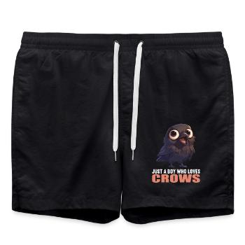 Corbeaux Corbeaux - Short de bain - noir - Devant - AI Model Male 185 light (185cm)