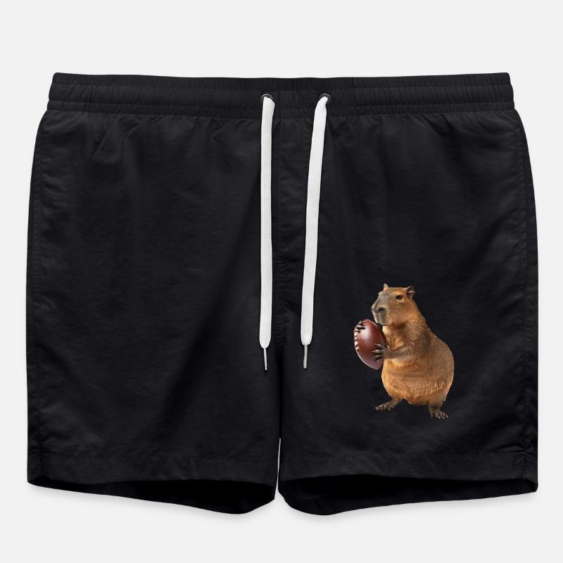 Capybara Football - Short de bain - noir