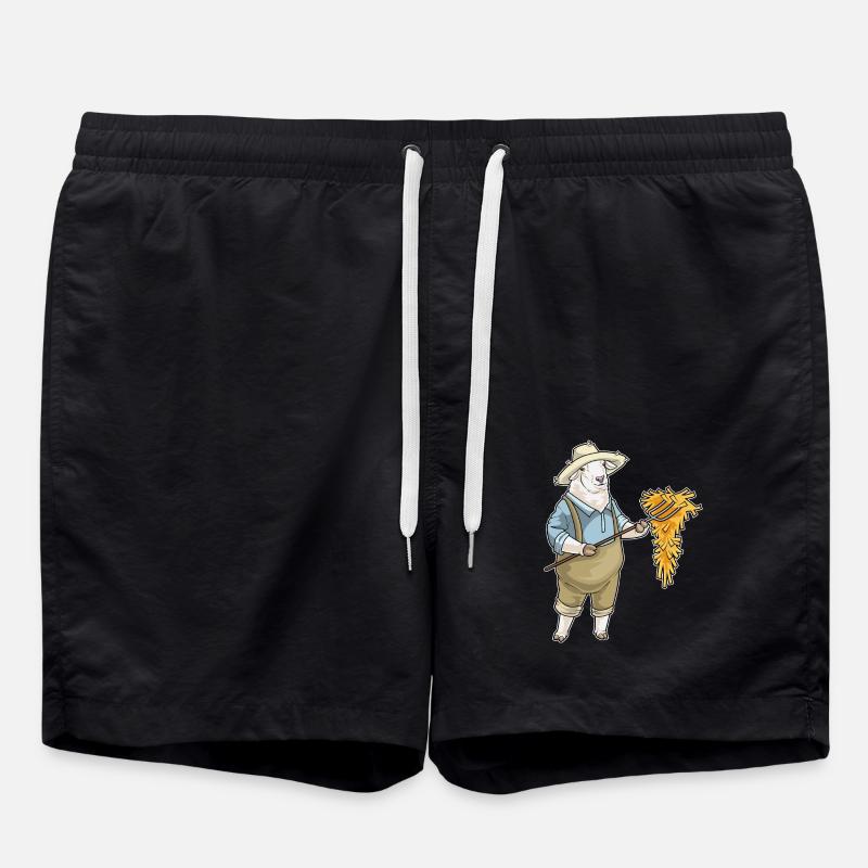Mouton Éleveur Paille - Short de bain - noir