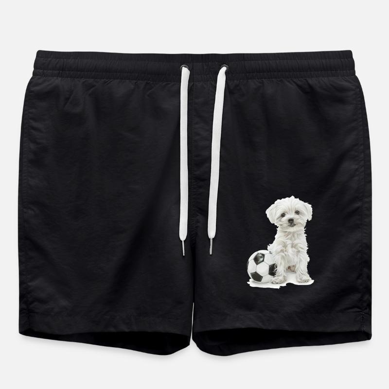 Maltese - Swim Trunks - black