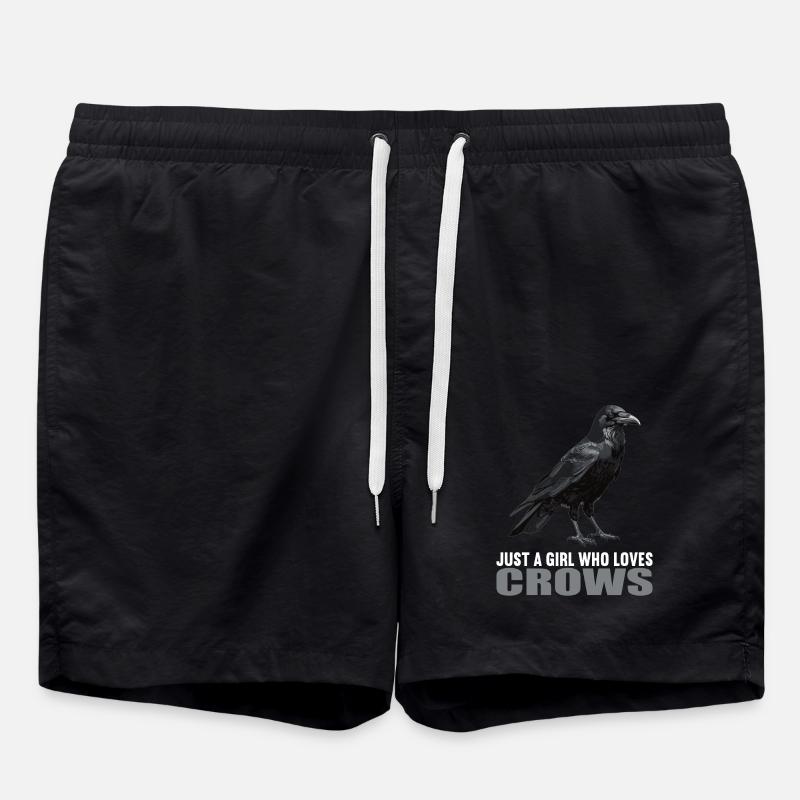 Crows Crow - Swim Trunks - black