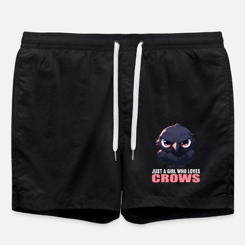 Crows Crow - Swim Trunks - black