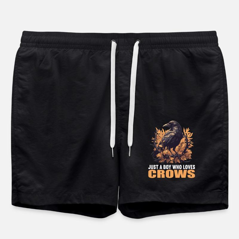 Crows Crow - Swim Trunks - black