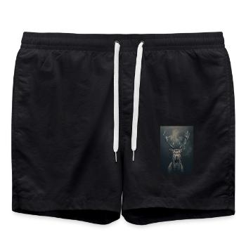 Cerf Cerf - Short de bain - noir - Devant - AI Model Male 185 light (185cm)