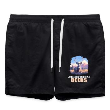 Cerf Cerf - Short de bain - noir - Devant - AI Model Male 185 light (185cm)