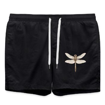 Libellules Libellule - Short de bain - noir - Devant - AI Model Male 185 light (185cm)