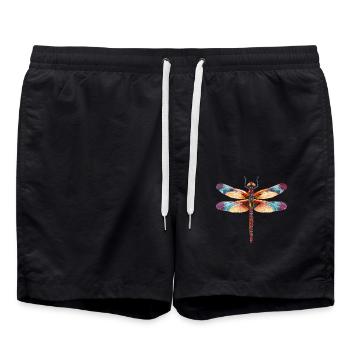 Libellules Libellule - Short de bain - noir - Devant - AI Model Male 185 light (185cm)