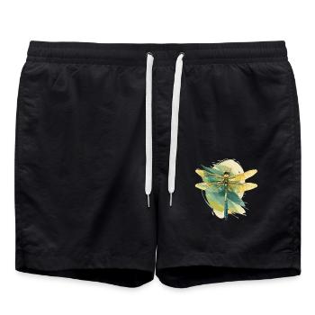 Libellules Libellule - Short de bain - noir - Devant - AI Model Male 185 light (185cm)
