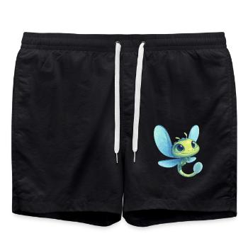 Libellules Libellule - Short de bain - noir - Devant - AI Model Male 185 light (185cm)