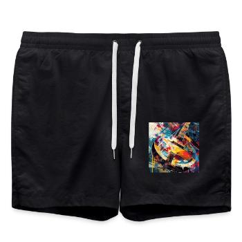 Banjo - Short de bain - noir - Devant - AI Model Male 185 light (185cm)