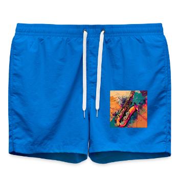 Saxophone - Short de bain - cobalt blue - Devant