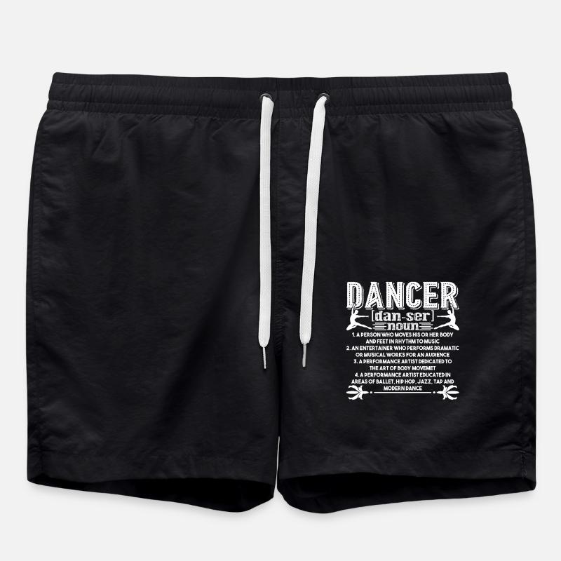 Dancer Definition - Swim Trunks - black