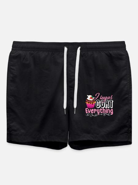 Baker Baker Sugar Coat Everything - Swim Trunks - black