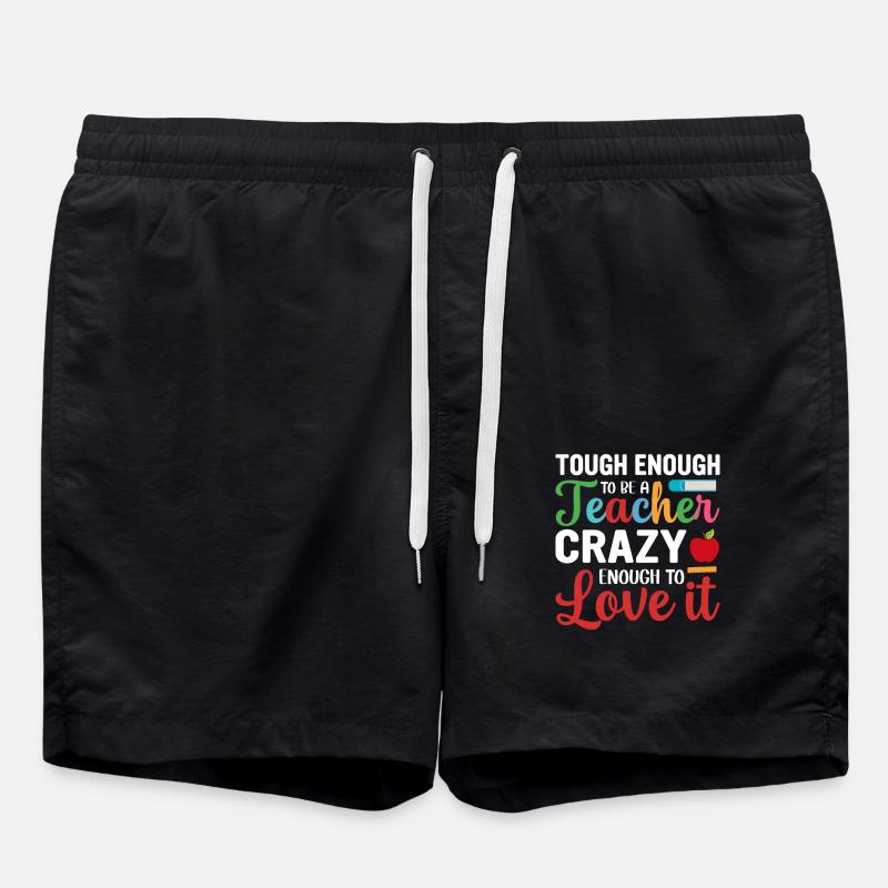 Lehrer - Badeshorts - Schwarz