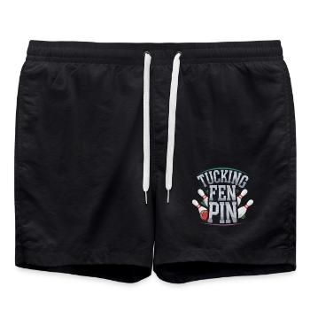 Tucking Fen Pin 6 - Badeshorts - Schwarz - Vorne - AI Model Male 185 light (185cm)