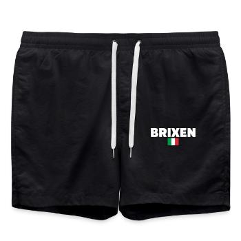 Brixen Italie Drapeau italien Italien - Short de bain - noir - Devant - AI Model Male 185 light (185cm)