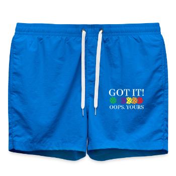 La passion du pickleball l’a fait : Oops Yourself Fun - Short de bain - cobalt blue - Devant