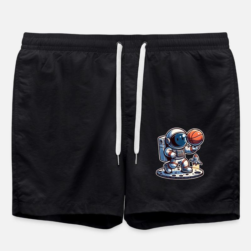 Astronaute de basket-ball - Short de bain - noir