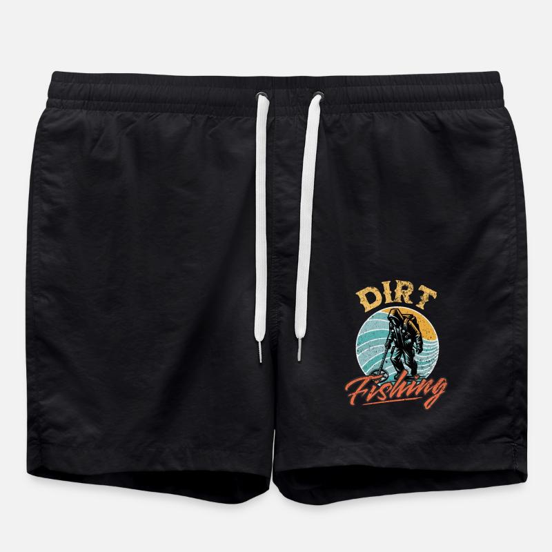 Probing Metal Detector - Swim Trunks - black