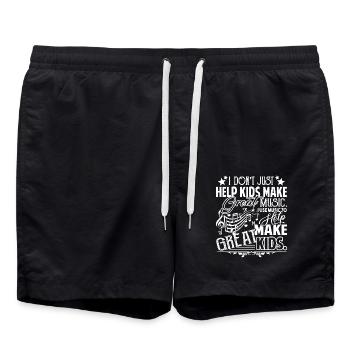 Music Teacher Proud Music Teacher - Swim Trunks - black - Front - AI Model Male 185 light (185cm)