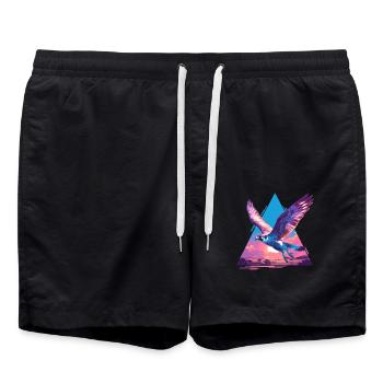 Falcon Falcon - Swim Trunks - black - Front - AI Model Male 185 light (185cm)