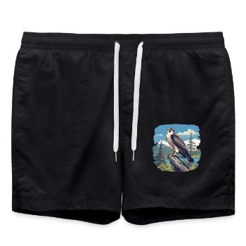 Falcon Falcon - Swim Trunks - black - Front - AI Model Male 185 light (185cm)