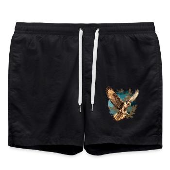 Falcon Falcon - Swim Trunks - black - Front - AI Model Male 185 light (185cm)