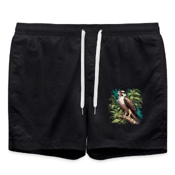 Faucon Faucon - Short de bain - noir - Devant - AI Model Male 185 light (185cm)