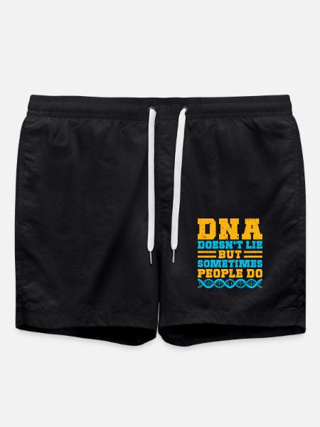 Forensic Science Major DNA Doesn ́t Lie Forensics - Swim Trunks - black