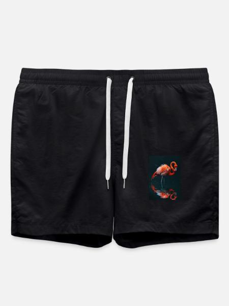 Flamingos Flamingo - Swim Trunks - black