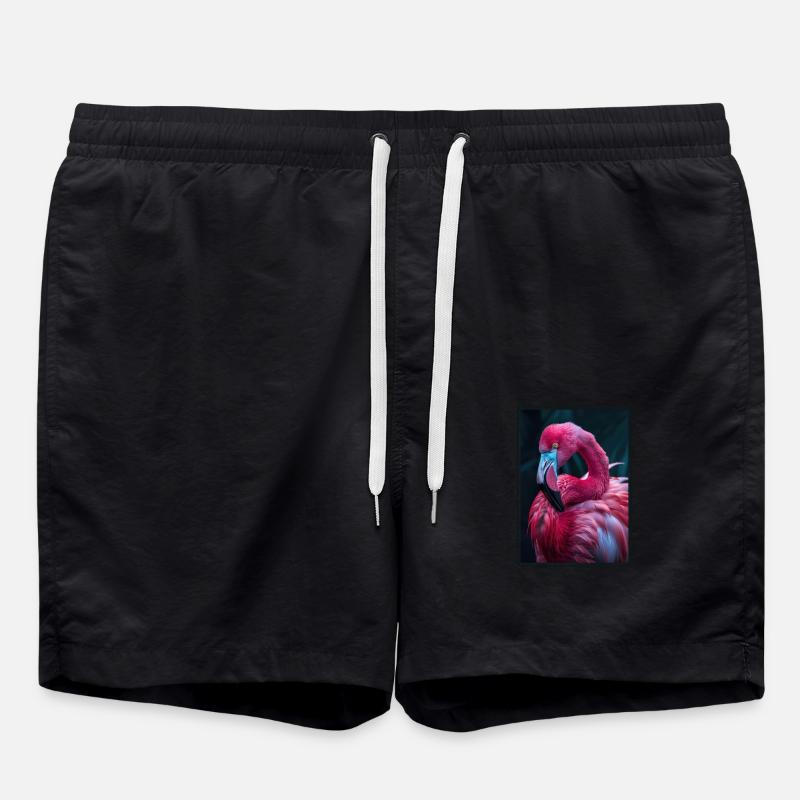 Flamingos Flamingo - Swim Trunks - black