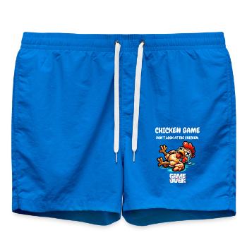 Chicken Game - Ne regardez pas le Chicken Game Over - Short de bain - cobalt blue - Devant
