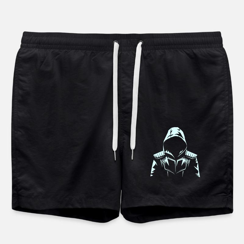 VISUALISIERUNG - Badeshorts - Schwarz