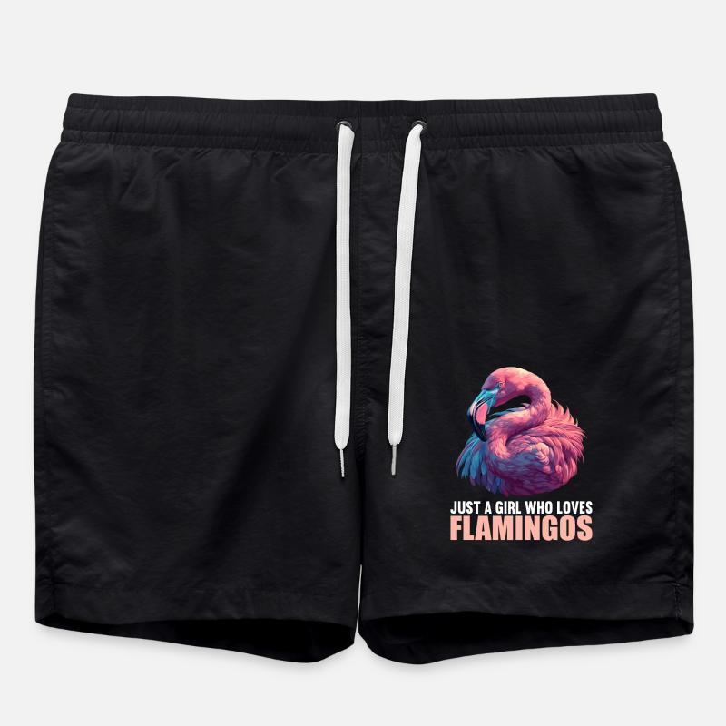 Flamingos Flamingo - Swim Trunks - black