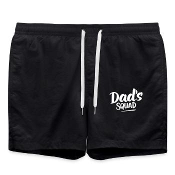 L’équipe de papa Papa Papa Papa Papa Anniversaire Papa - Short de bain - noir - Devant - AI Model Male 185 light (185cm)