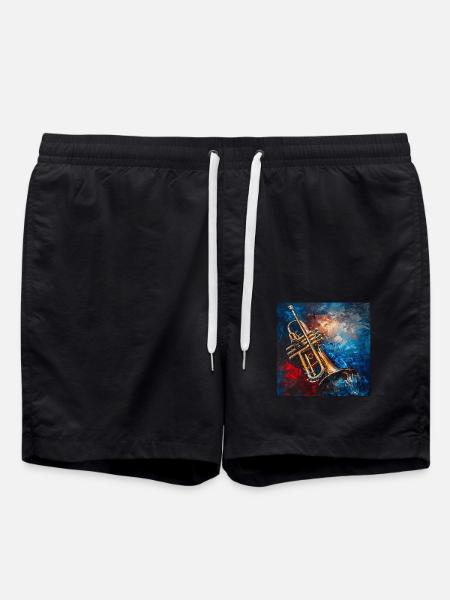 Trumpet - Swim Trunks - black