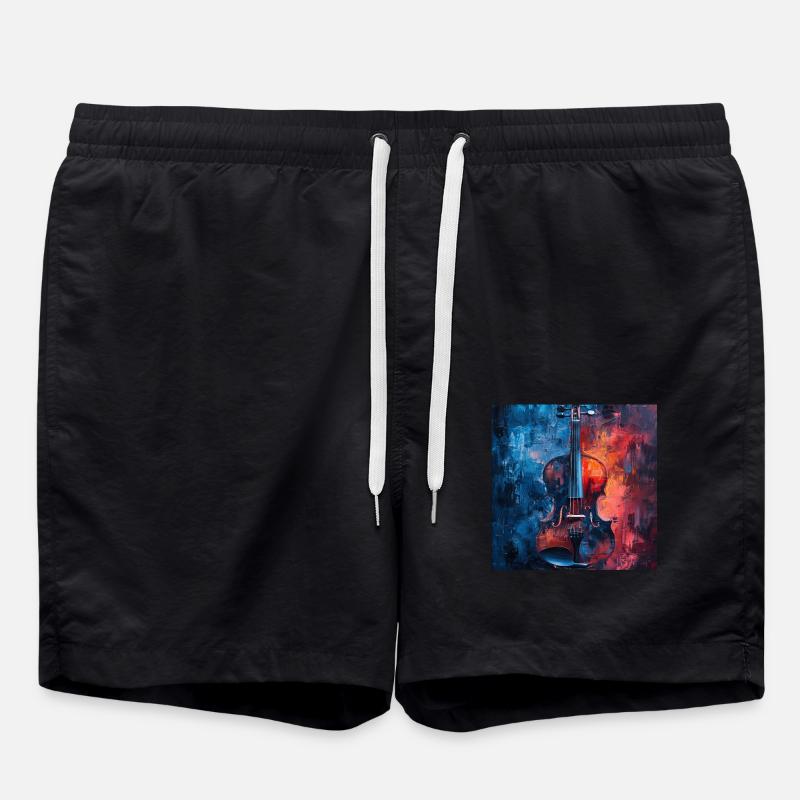 Violin - Swim Trunks - black