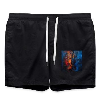 Violin - Swim Trunks - black - Front - AI Model Male 185 light (185cm)
