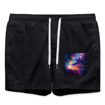 Percussion - Short de bain - noir - Devant - AI Model Male 185 light (185cm)