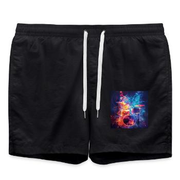 Percussion - Short de bain - noir - Devant - AI Model Male 185 light (185cm)