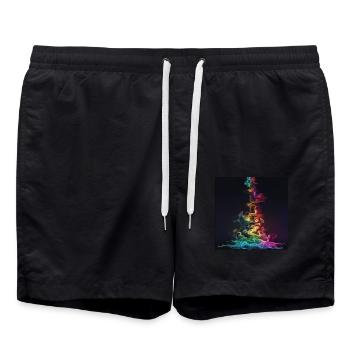 Guitar - Swim Trunks - black - Front - AI Model Male 185 light (185cm)