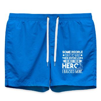 Police Proud Police Parent - Swim Trunks - cobalt blue - Front