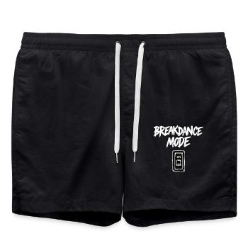 Mode Breakdance sur Breakdance Breakdance - Short de bain - noir - Devant - AI Model Male 185 light (185cm)