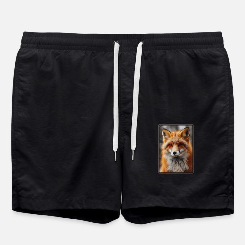 Füchse Fuchs - Badeshorts - Schwarz