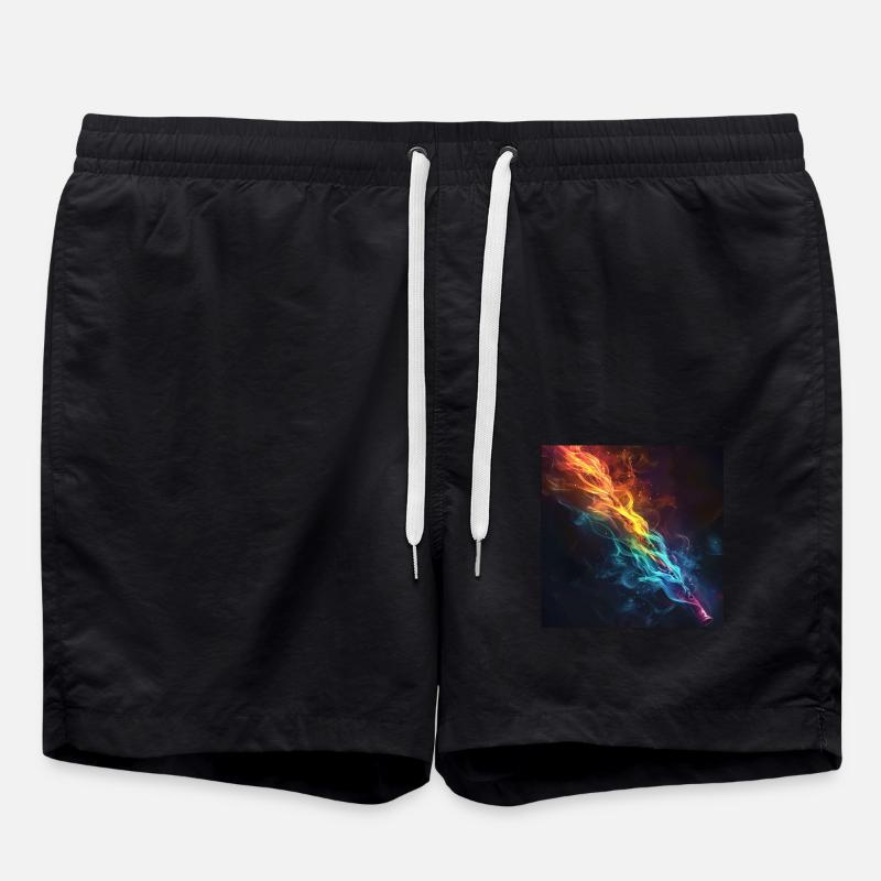 Transverse flute - Swim Trunks - black